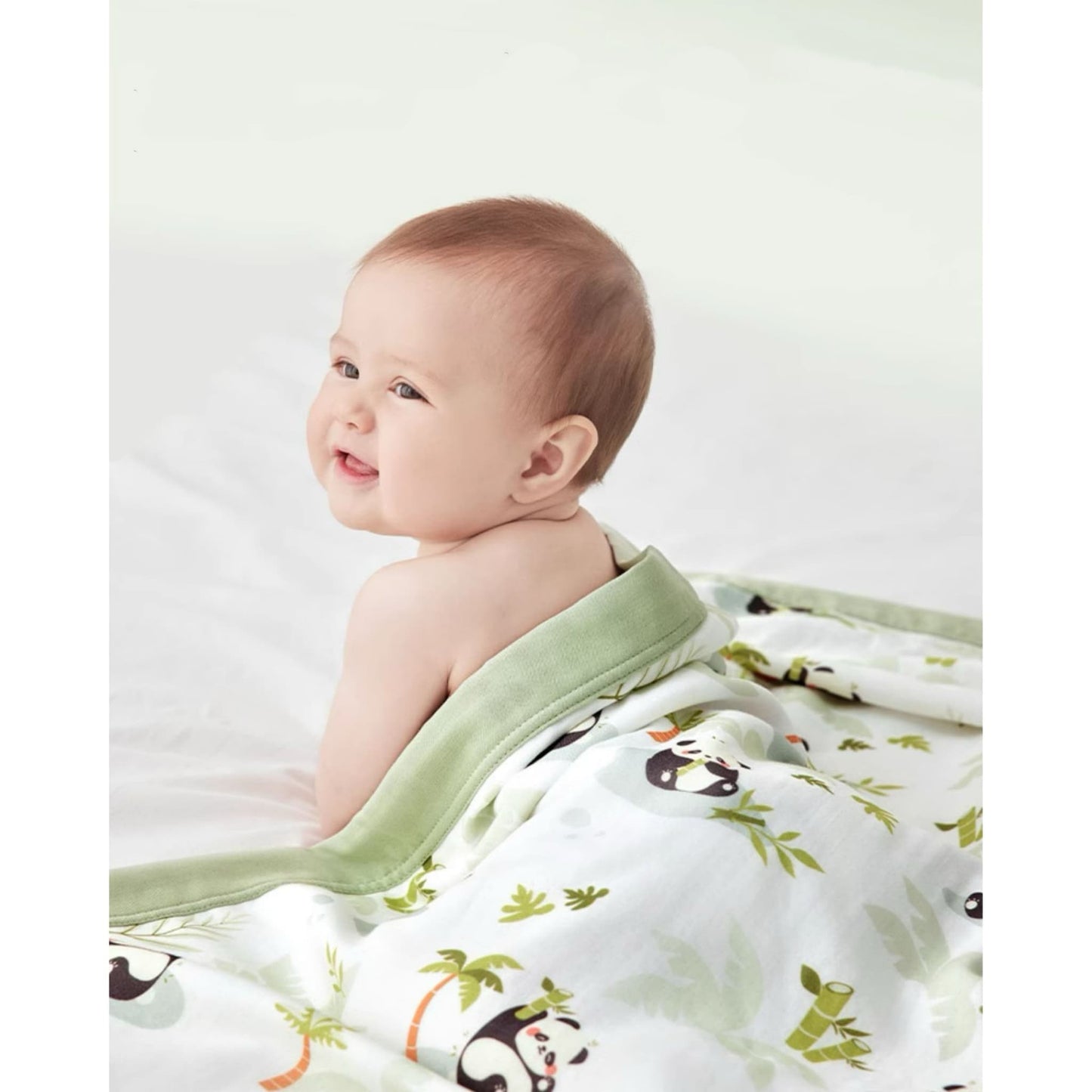Panda Embrace Bamboo Fiber Towel – The Softness of Nature 🐼🌿
