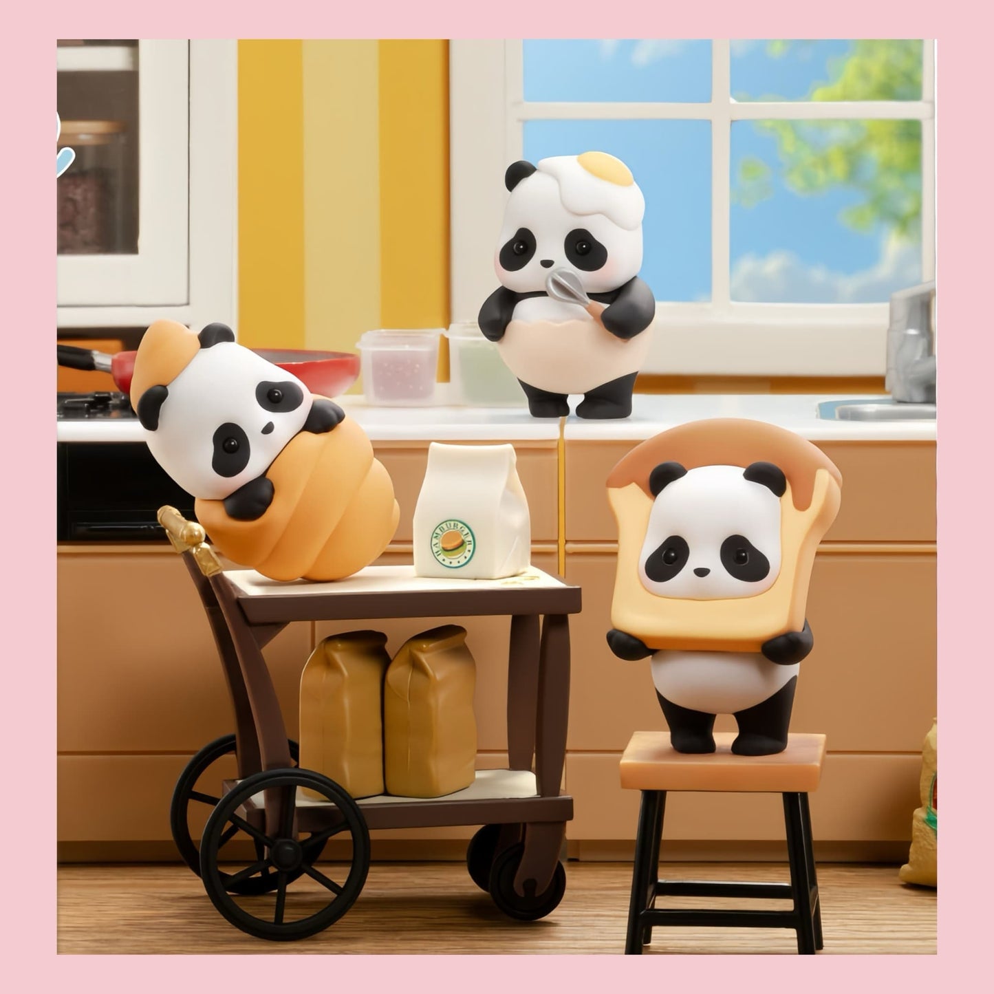Panda Mini Kingdom – Collectible Keychains & Stickers with Hidden Surprises