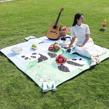 Panda Print Moisture-Proof Mat – Soft, Durable, and Comfortable 🐼💖