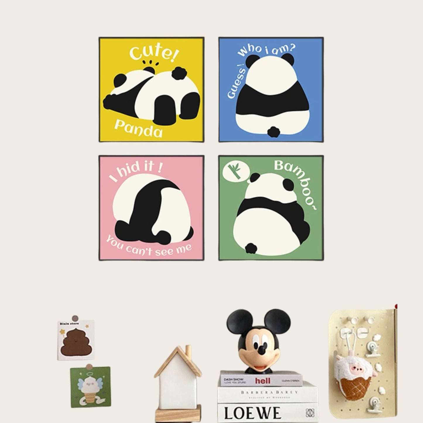 Panda Moments – Heartwarming Panda Wall Art 🐼🎨