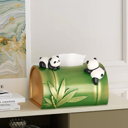 Panda Resin Tissue Box – Eco-Friendly and Fun Panda Tissue Holder