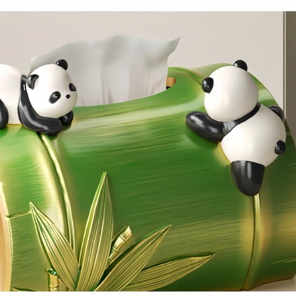 Panda Resin Tissue Box – Eco-Friendly and Fun Panda Tissue Holder