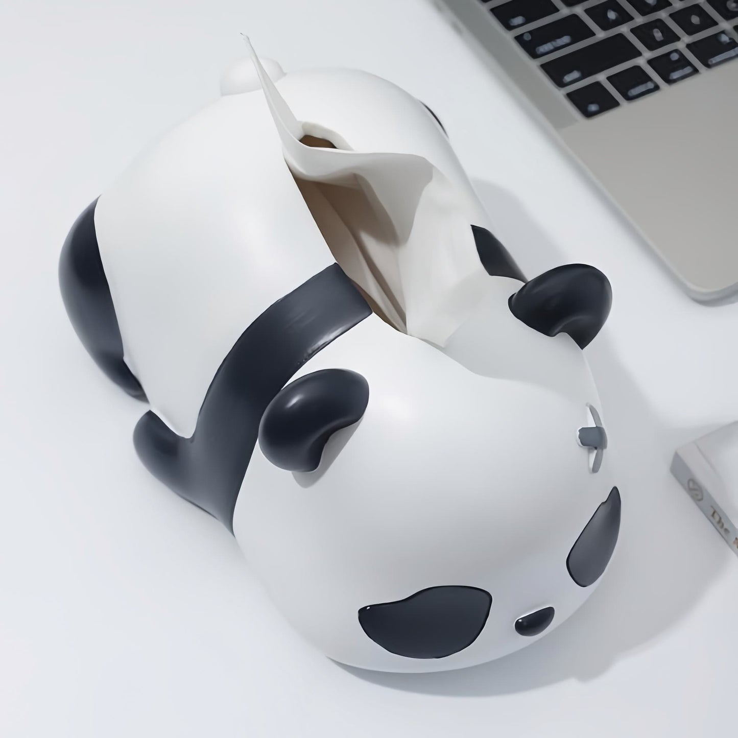 Adorable Panda Tissue Holder – Eco-Friendly Resin Design for Tissue Storage