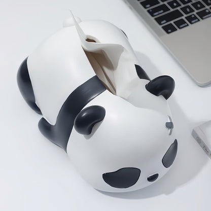 Adorable Panda Tissue Holder – Eco-Friendly Resin Design for Tissue Storage