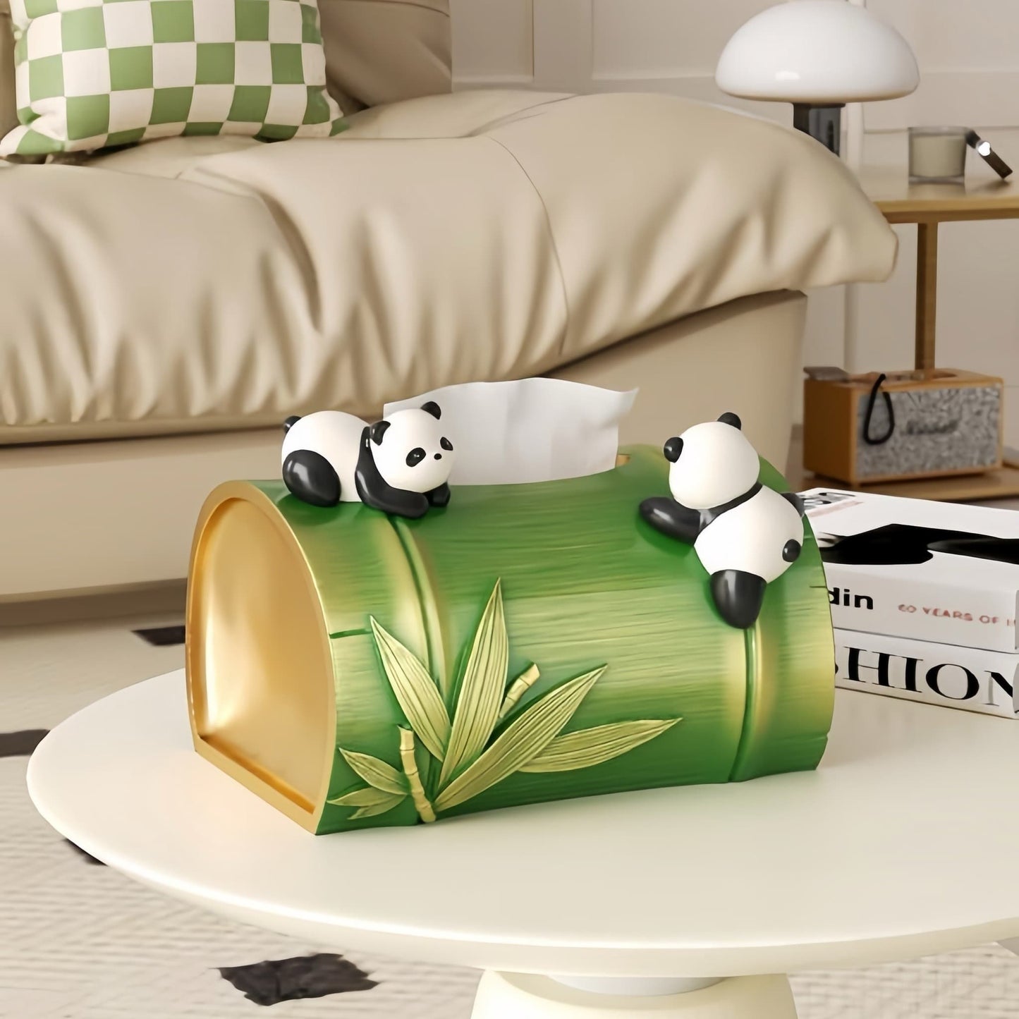 Panda Resin Tissue Box – Eco-Friendly and Fun Panda Tissue Holder