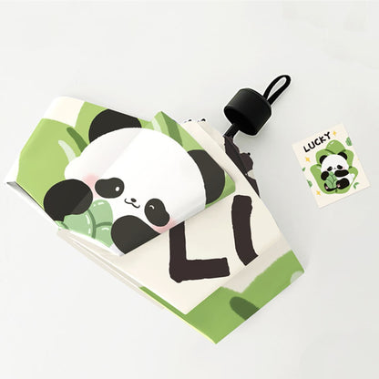 🌞 Panda Sun Shield – Portable UPF50+ UV Protection Umbrella with Panda Face & Windproof Design