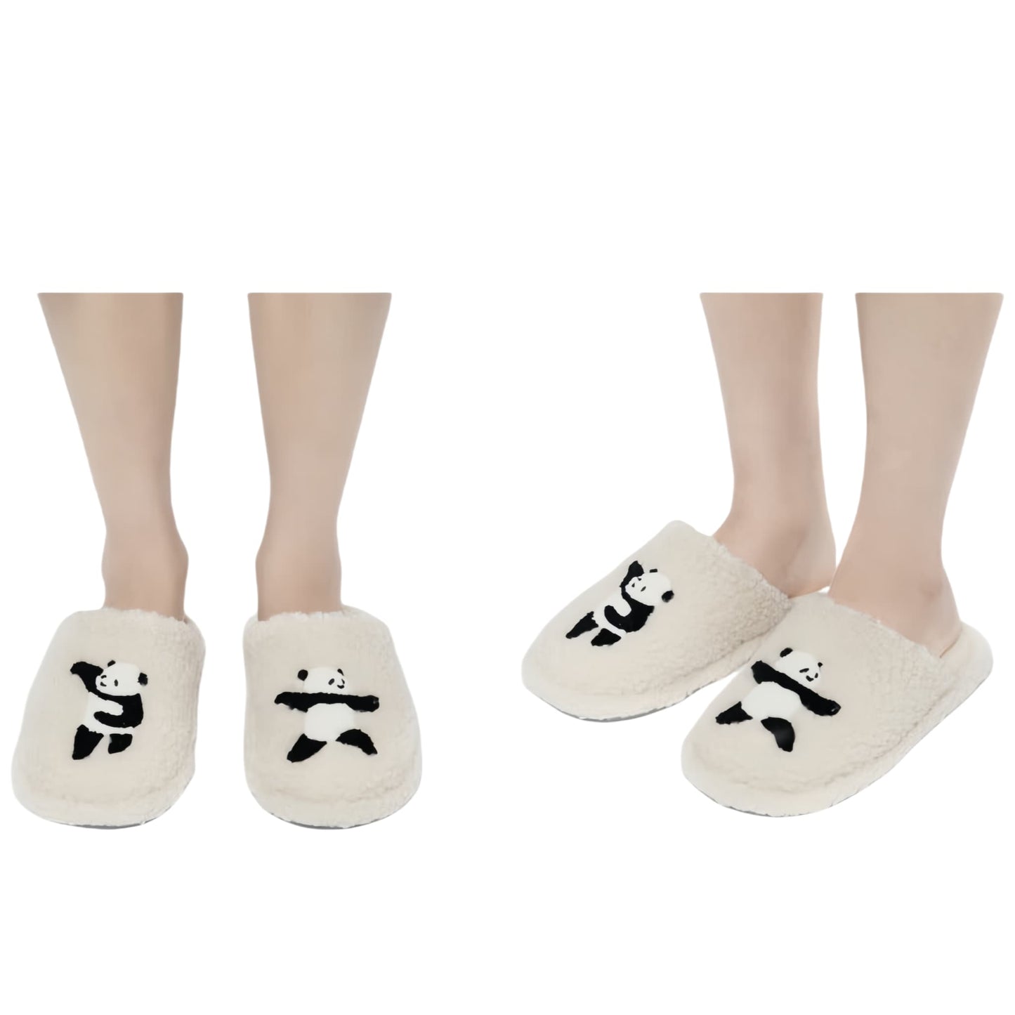 🥿 Panda Tai Chi Slippers – Soft, Comfy, and Adorably Playful Footwear