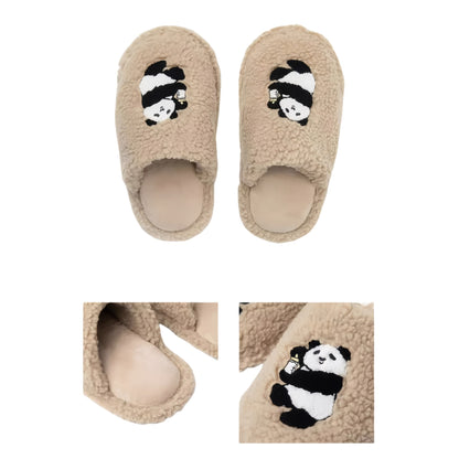 🥿 Panda Tai Chi Slippers – Soft, Comfy, and Adorably Playful Footwear