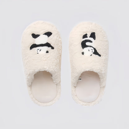 🥿 Panda Tai Chi Slippers – Soft, Comfy, and Adorably Playful Footwear