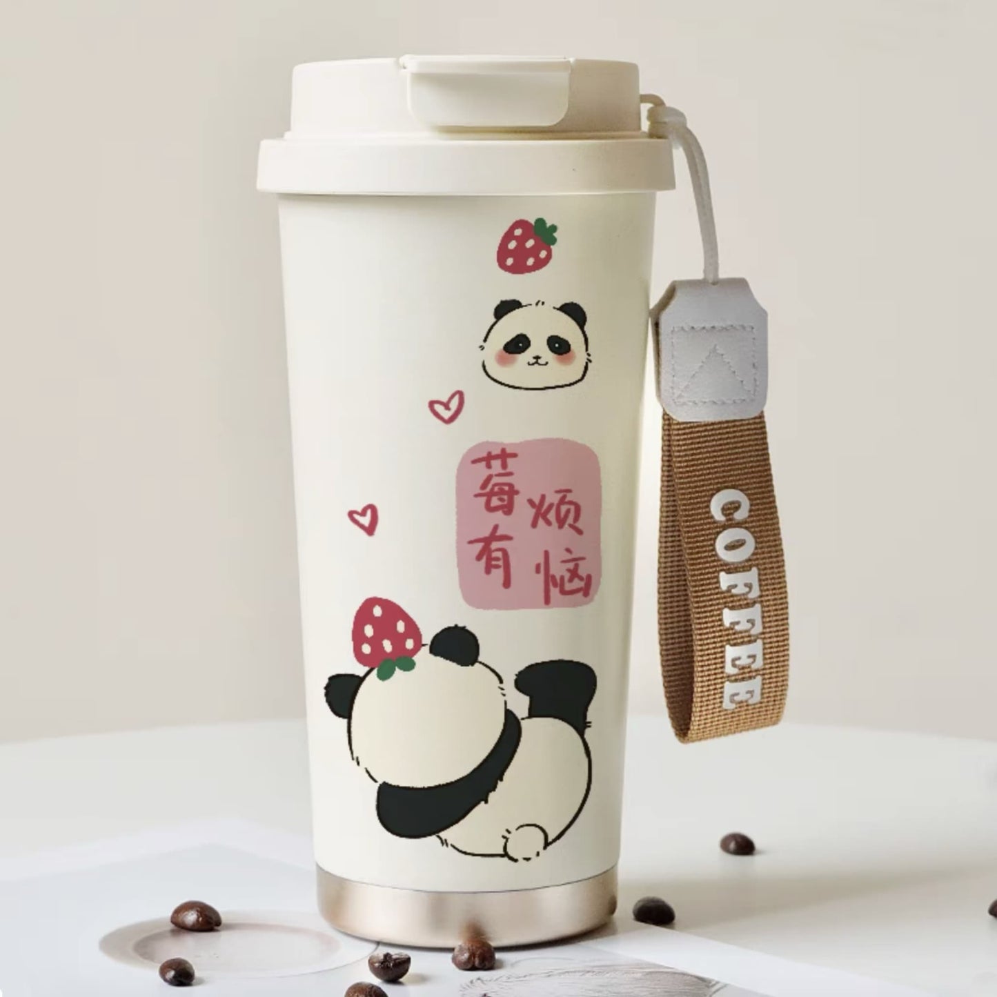 Panda Travel Mug – Your Adorable Companion for Every Sip 🐼☕