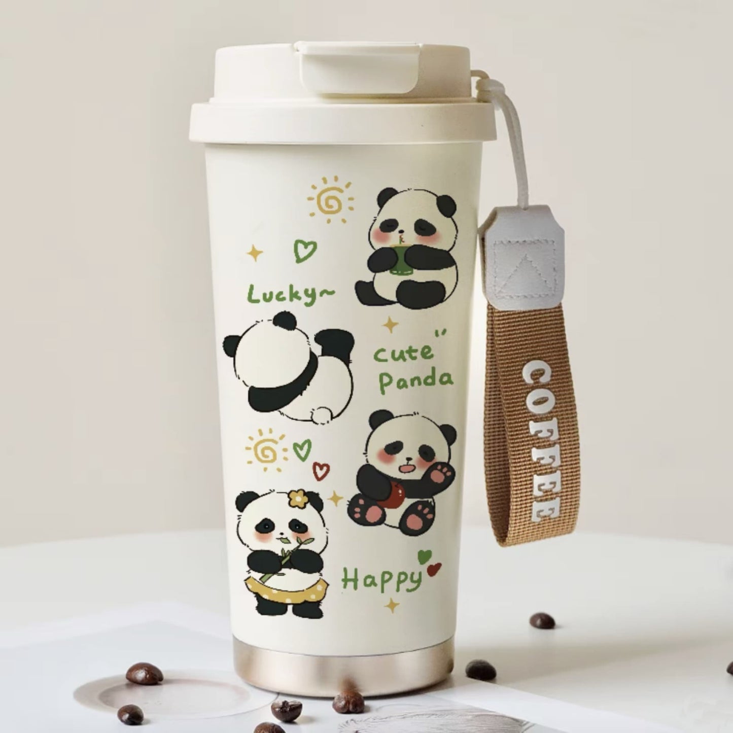 Panda Travel Mug – Your Adorable Companion for Every Sip 🐼☕