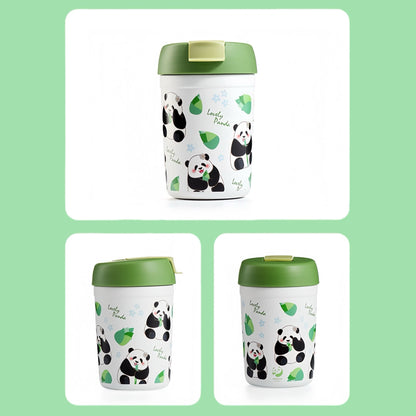 🐼 Panda Tumbler – Cute & Functional Drinkware with 304 Stainless Steel Liner