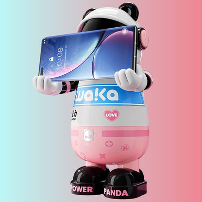 🎒 Panda Action Cup – Adorable & Functional Drinkware + Mobile Phone Stand with Strap