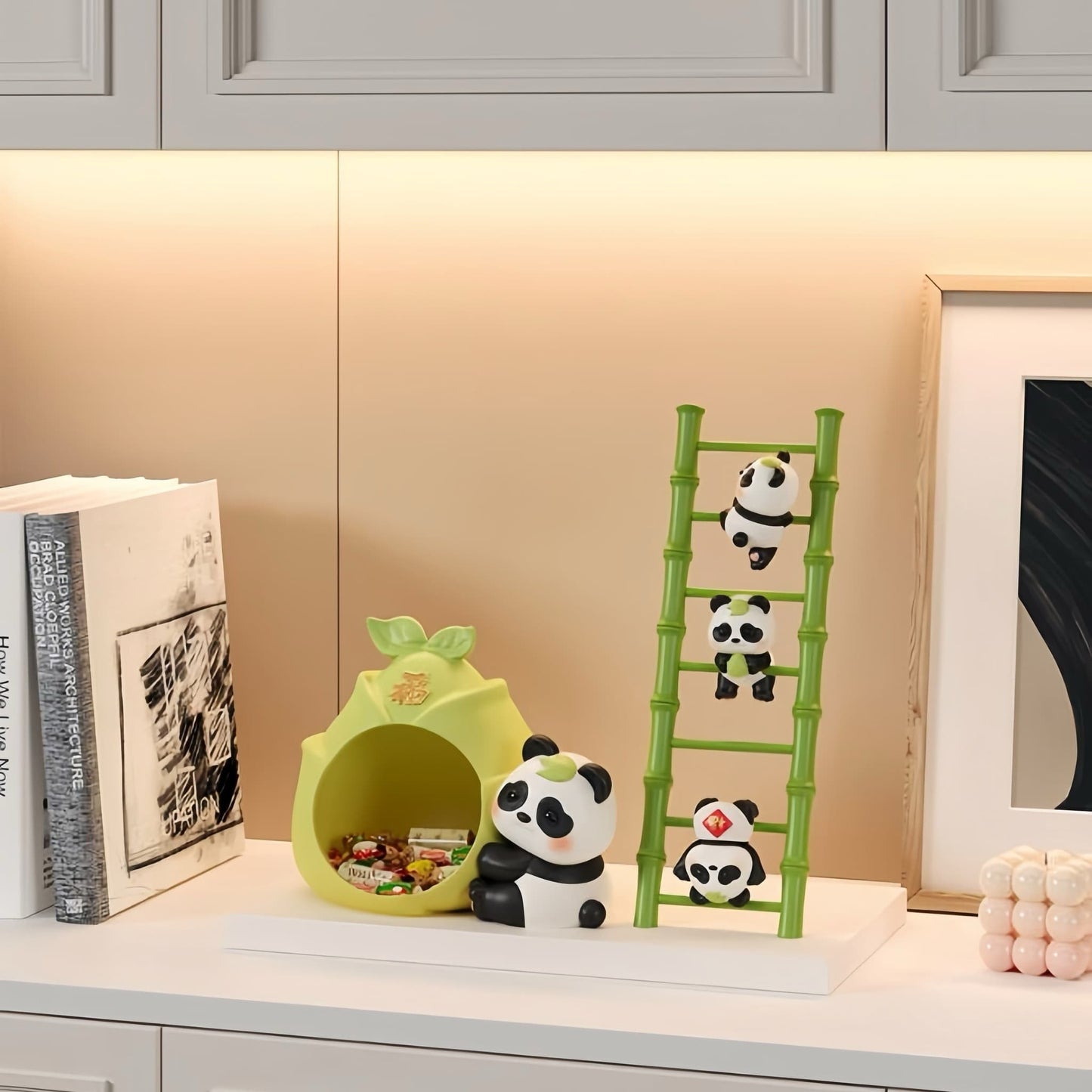 Kung Fu Panda Organizer – Cute Multifunctional Storage for Jewelry, Cosmetics & Small Essentials