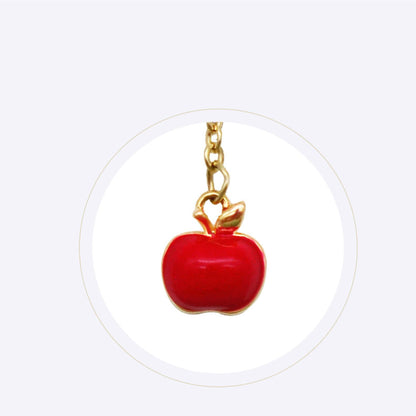 Panda & Apple Statement Earrings – Quirky Sparkle for Every Occasion 🍎🐼
