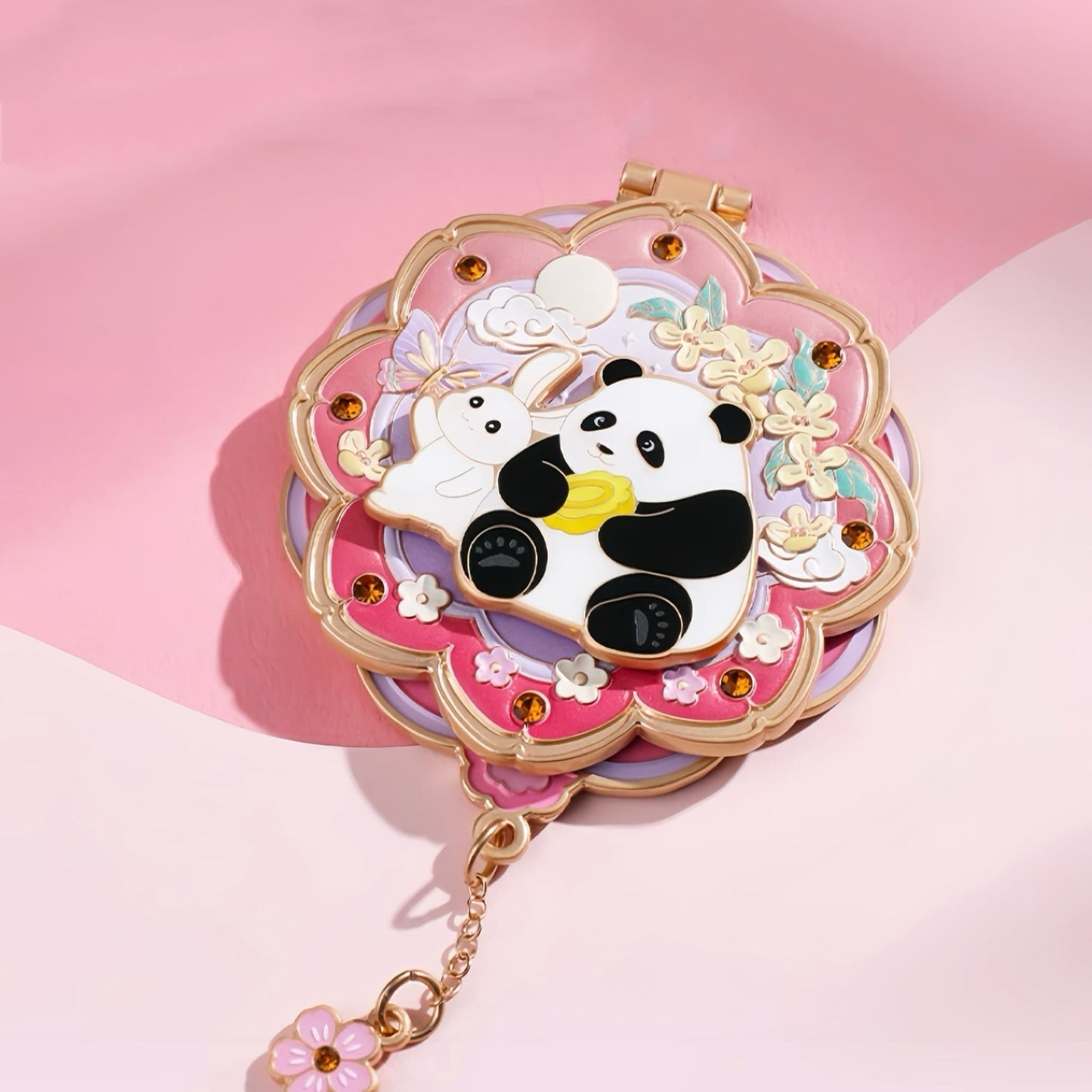 Magnetic Panda Mirror – Your Cutest Beauty Check-In Buddy 🐼✨
