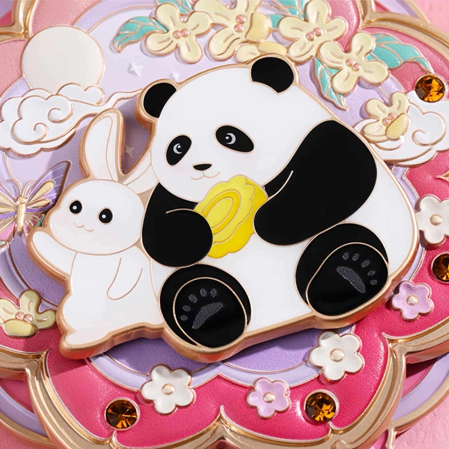 Magnetic Panda Mirror – Your Cutest Beauty Check-In Buddy 🐼✨