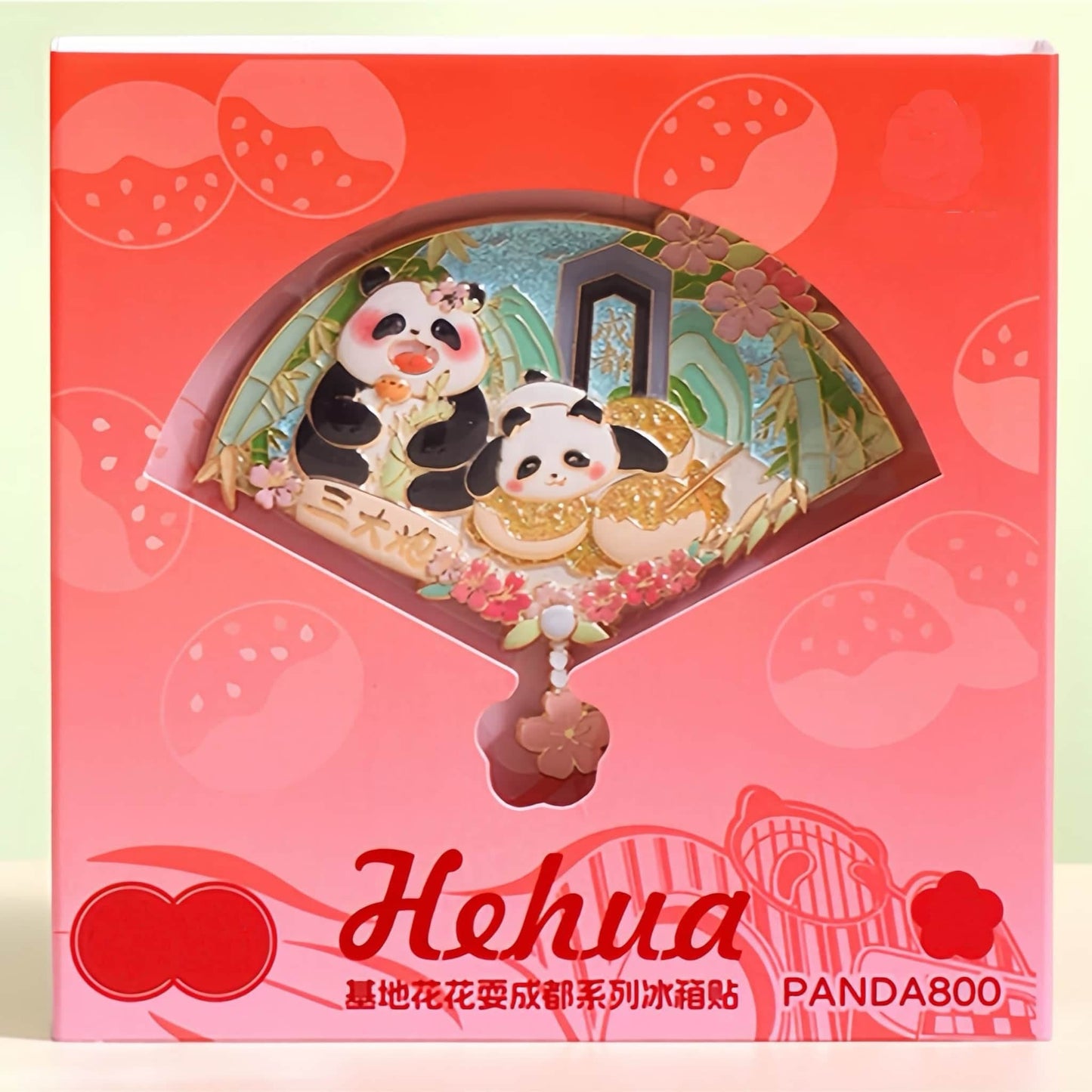 Hua Hua Panda Magnet Set – Sichuan Food & Landmarks Edition 🐼🍜🏯
