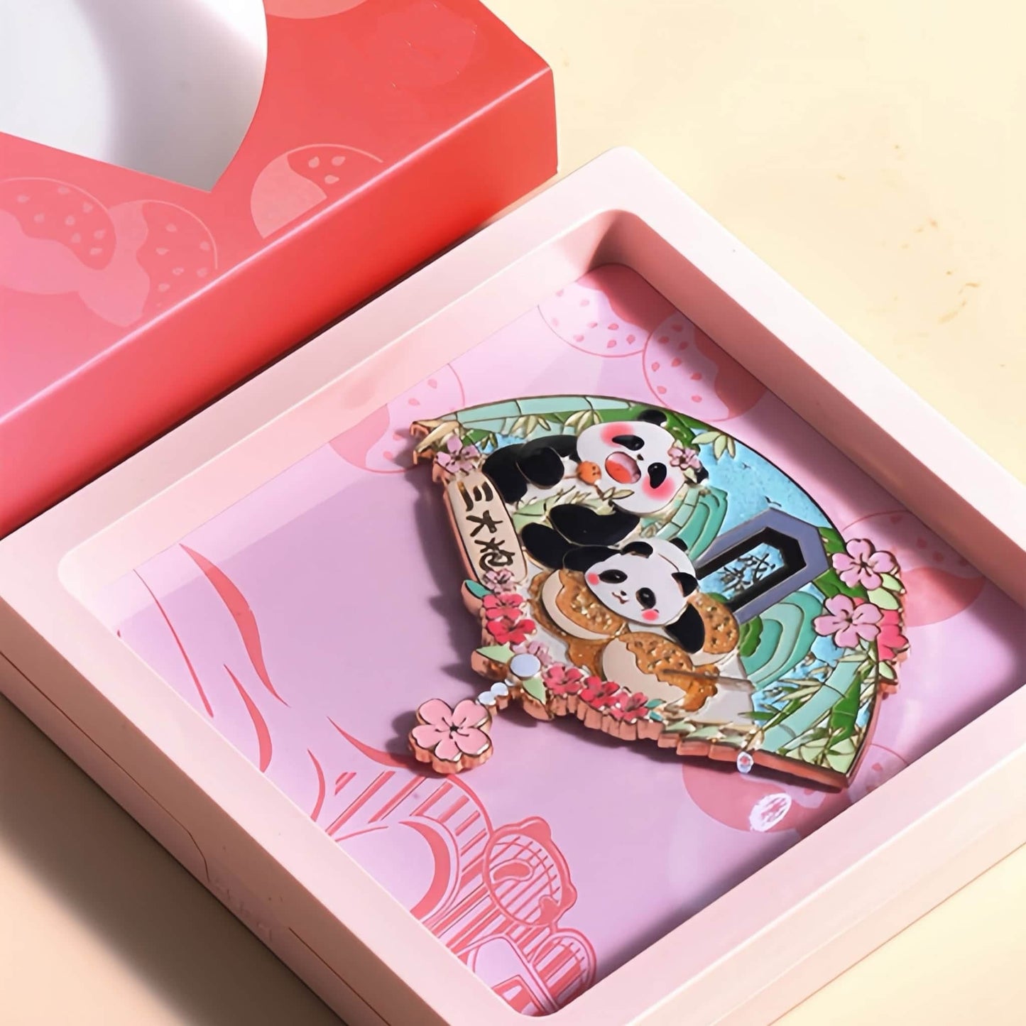 Hua Hua Panda Magnet Set – Sichuan Food & Landmarks Edition 🐼🍜🏯