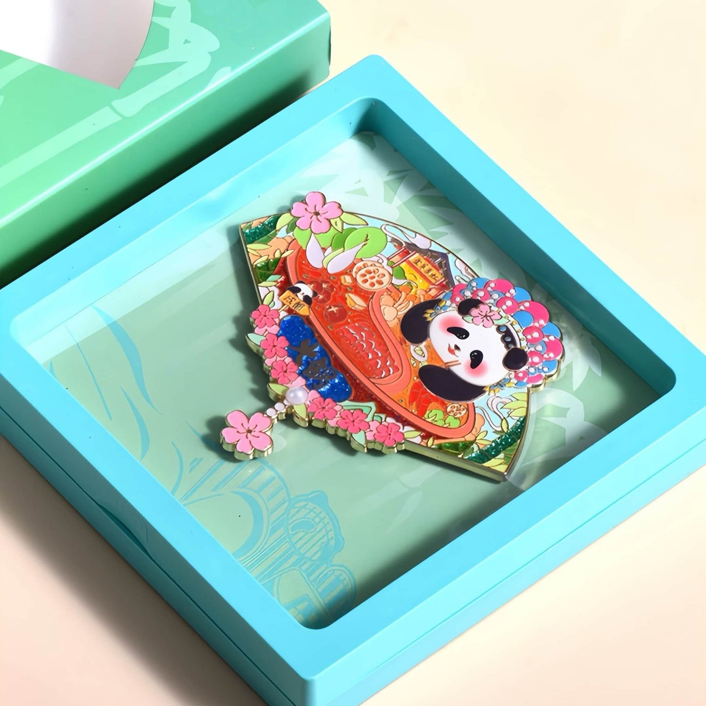 Hua Hua Panda Magnet Set – Sichuan Food & Landmarks Edition 🐼🍜🏯
