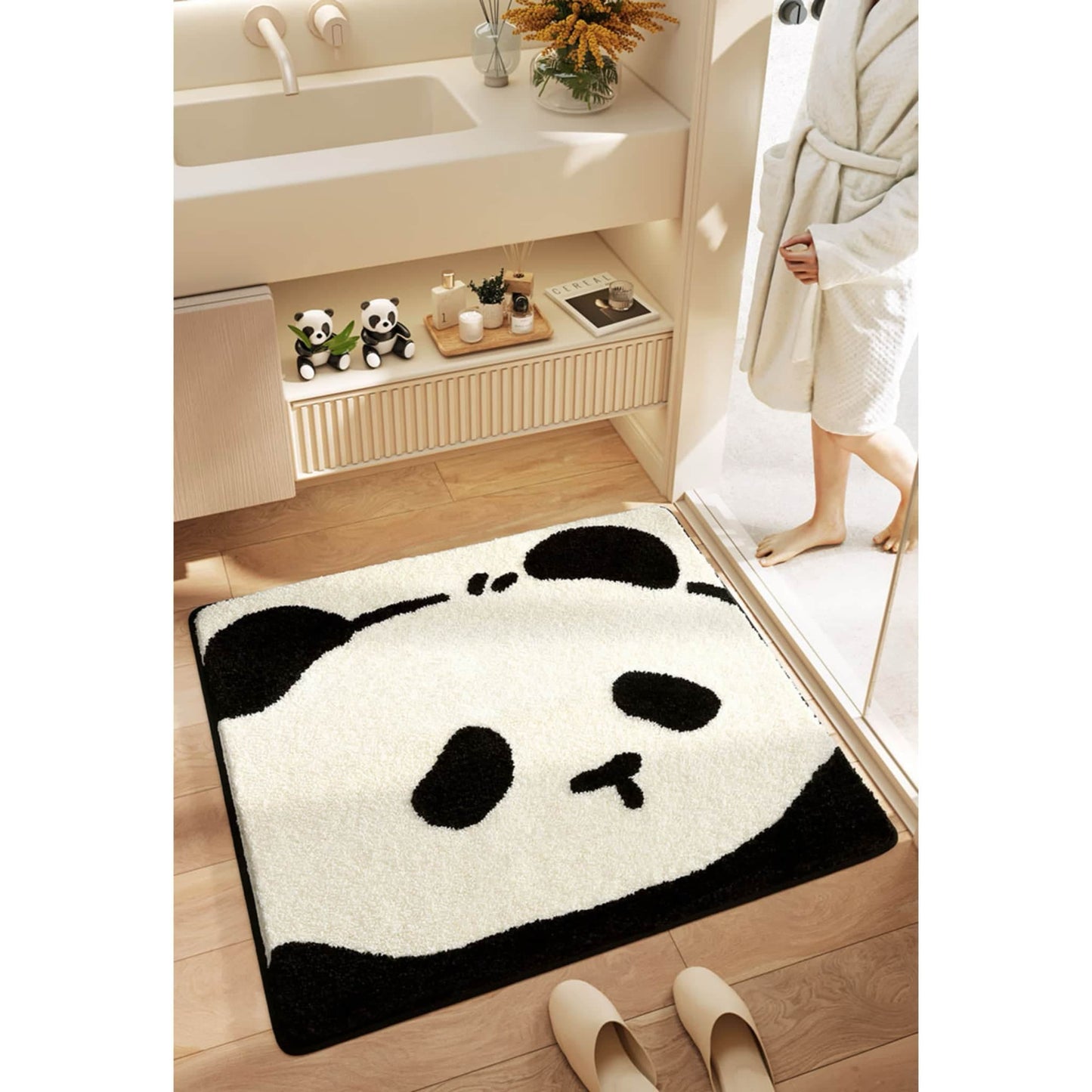 Panda Corner Mat – Cute, Practical, and Full of Joy 🐼💖
