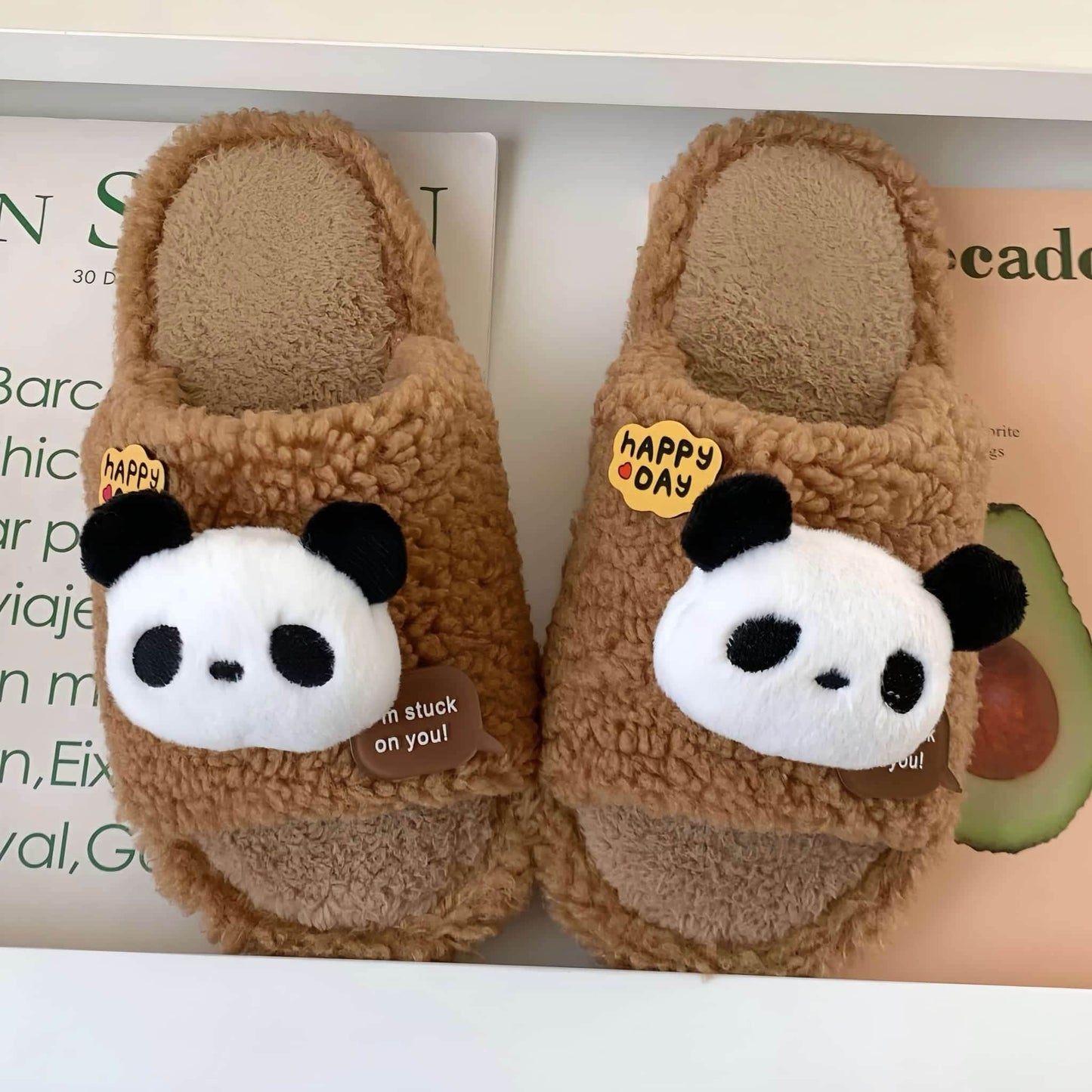 🐾 Panda Hug Slippers – Ultra-Soft & Adorably Comfy House Shoes