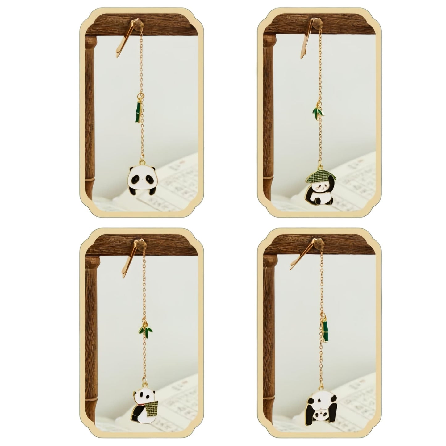 Cute Panda Metal Bookmark – Durable & Adorable Reading Companion