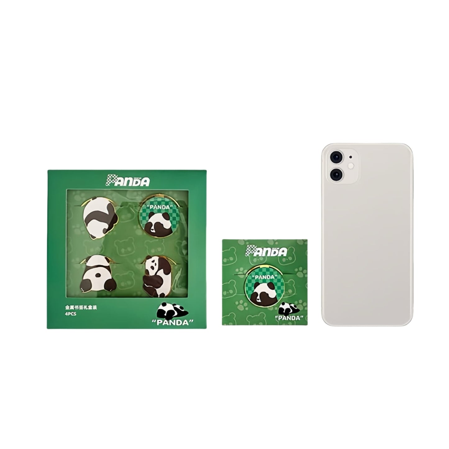 Cute Panda Metal Bookmark – Durable & Adorable Reading Companion
