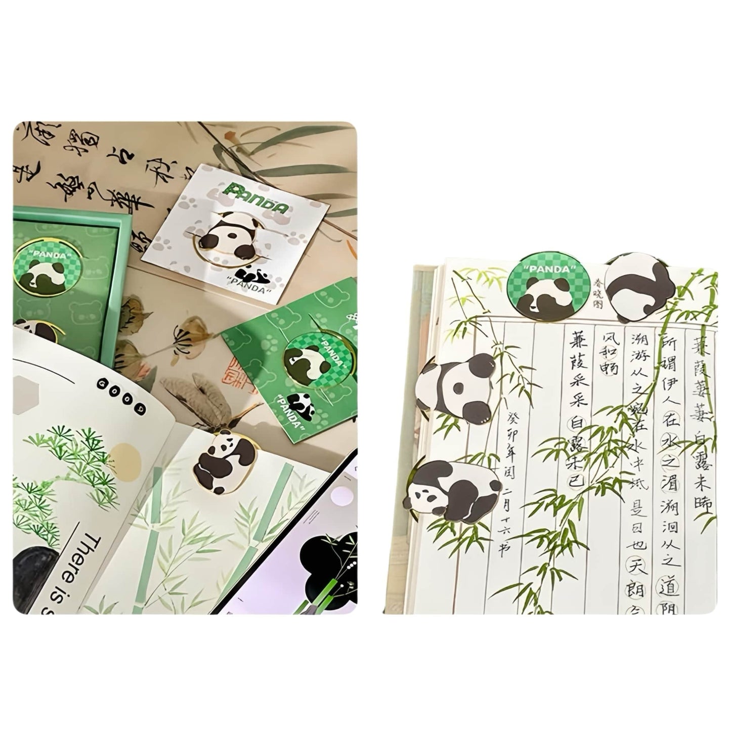 Cute Panda Metal Bookmark – Durable & Adorable Reading Companion