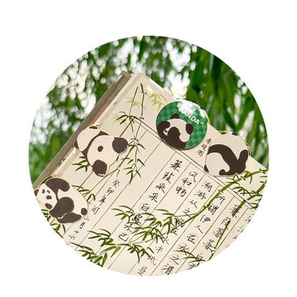 Cute Panda Metal Bookmark – Durable & Adorable Reading Companion