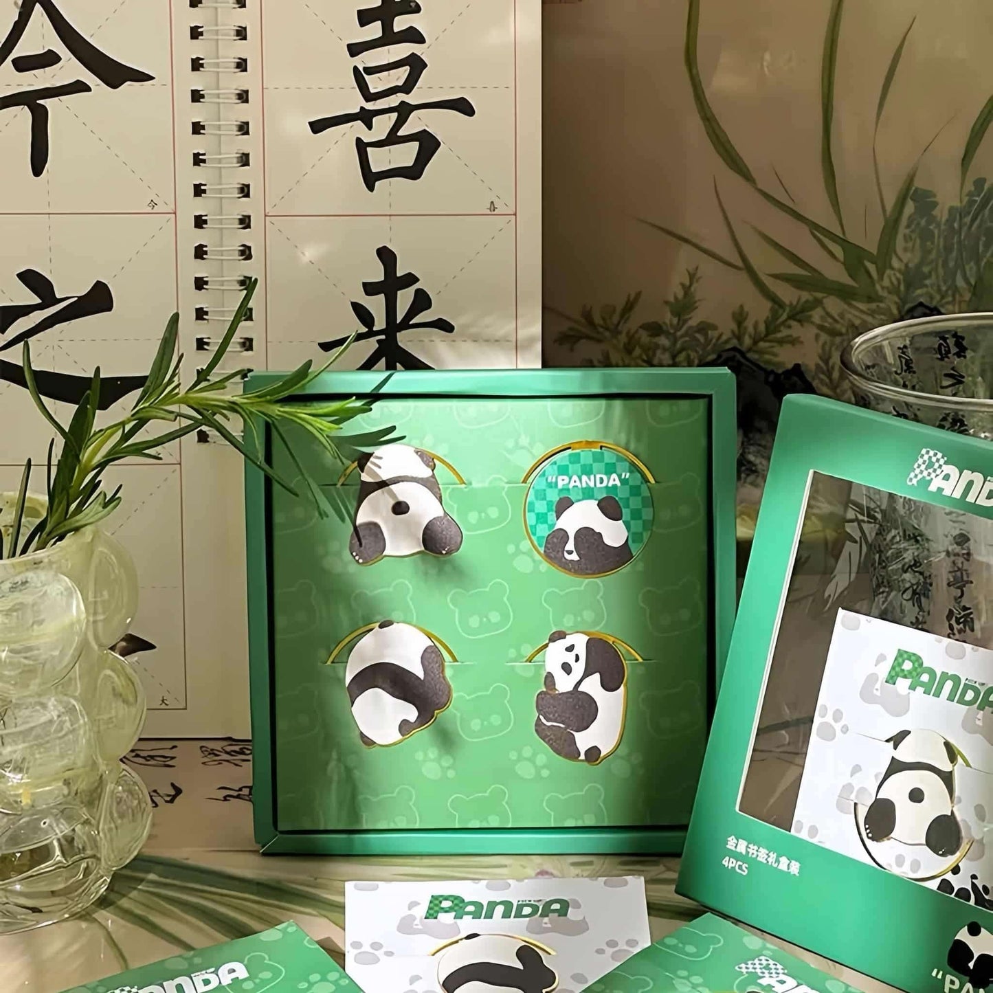 Cute Panda Metal Bookmark – Durable & Adorable Reading Companion