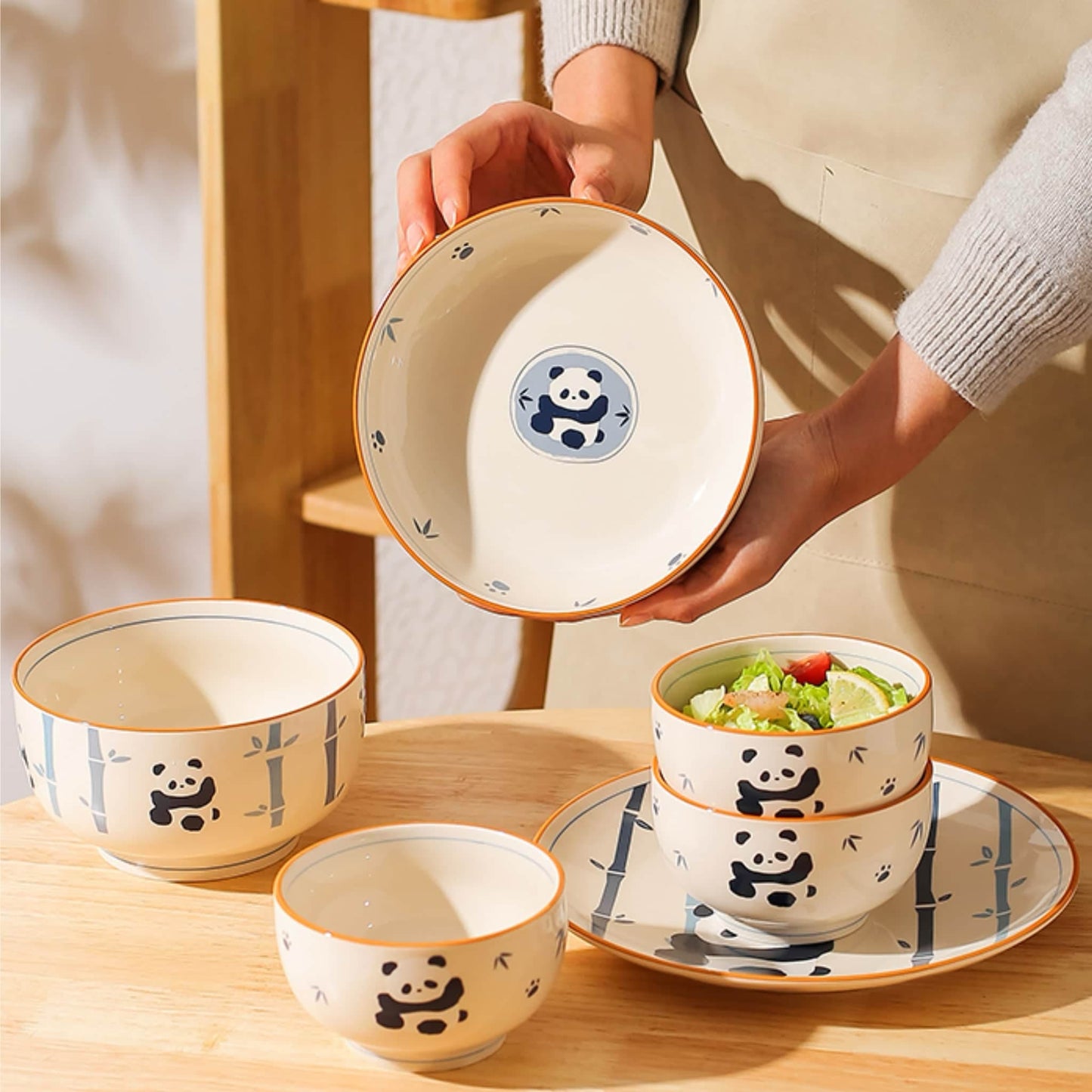 Panda Ceramic Bowl – Make Every Meal Delightful with Panda Magic 🐼🍽️