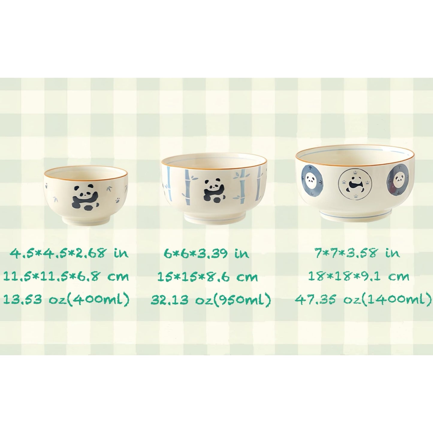 Panda Ceramic Bowl – Make Every Meal Delightful with Panda Magic 🐼🍽️