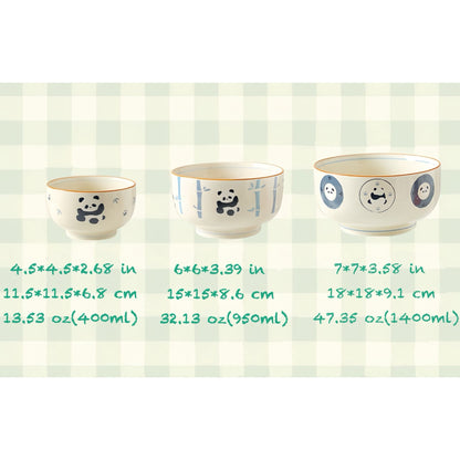 Panda Ceramic Bowl – Make Every Meal Delightful with Panda Magic 🐼🍽️