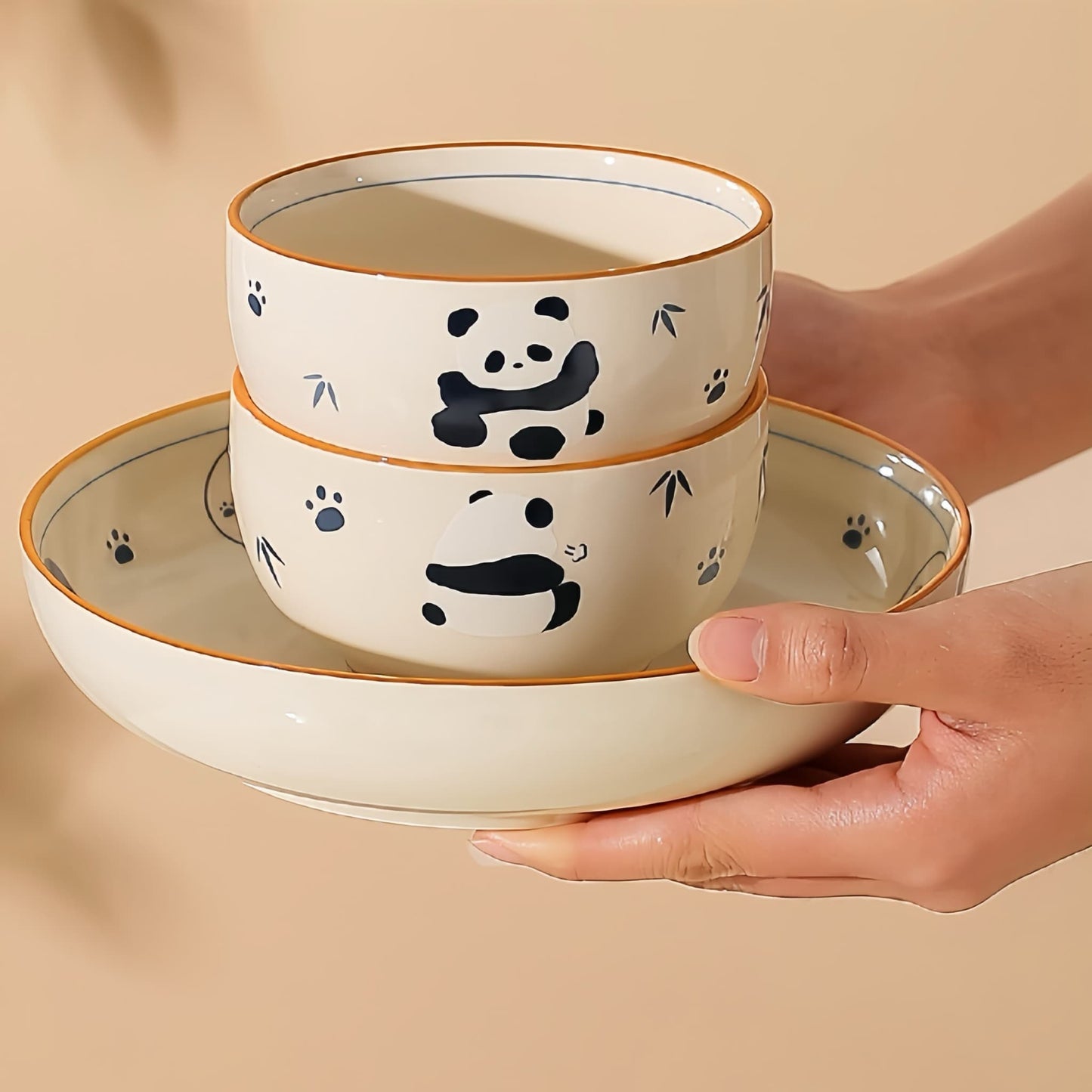 Panda Ceramic Bowl – Make Every Meal Delightful with Panda Magic 🐼🍽️