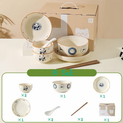 Panda Ceramic Bowl – Make Every Meal Delightful with Panda Magic 🐼🍽️