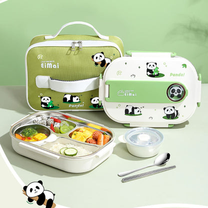 Panda Bento Lunch Box – Stainless Steel, Leak-Proof & Full of Joy 🐼🍱