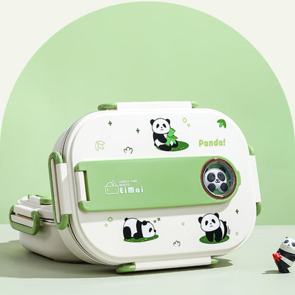 Panda Bento Lunch Box – Stainless Steel, Leak-Proof & Full of Joy 🐼🍱