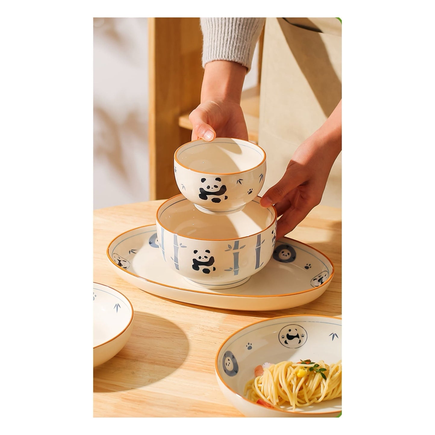 Panda Ceramic Bowl – Make Every Meal Delightful with Panda Magic 🐼🍽️