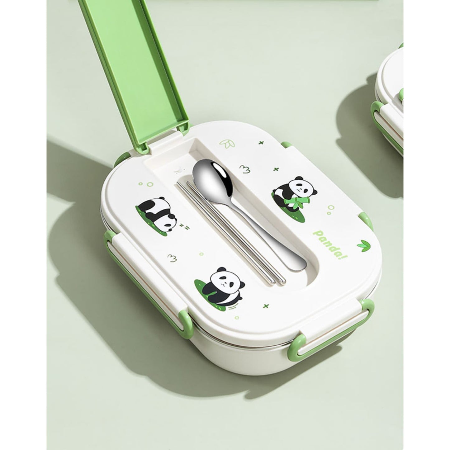 Panda Bento Lunch Box – Stainless Steel, Leak-Proof & Full of Joy 🐼🍱