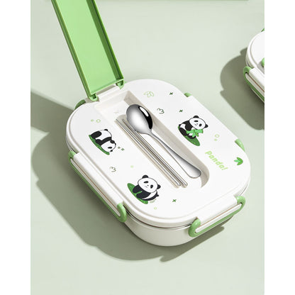 Panda Bento Lunch Box – Stainless Steel, Leak-Proof & Full of Joy 🐼🍱